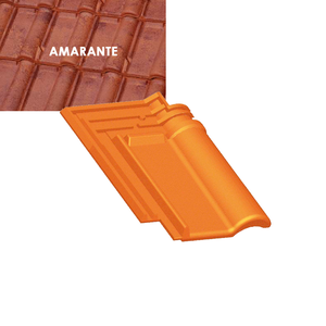 DEMI TUILE RENAISSANCE AMARANTE